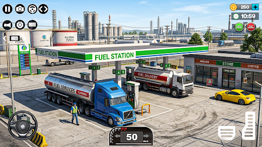 Oil Tanker-Cargo Truck Driving ekran görüntüsü