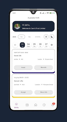 Care and Trust App ekran görüntüsü