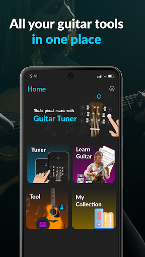 Perfect Tuner & Play Guitar ekran görüntüsü