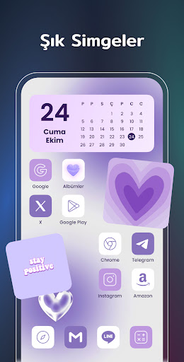 Widgets ve Temalar: iWidgets ekran görüntüsü