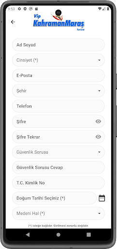 Vip Kahramanmaraş Turizm ekran görüntüsü