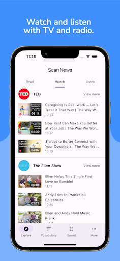 Scan News: Learn English ekran görüntüsü