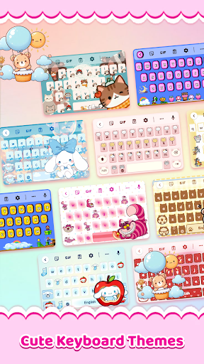 Cute Keyboard: Emoji Klavyesi ekran görüntüsü