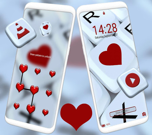 Love Keyboard Launcher Theme ekran görüntüsü