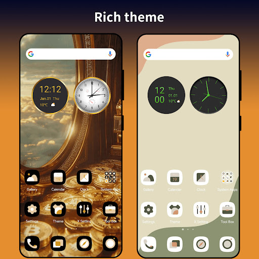 Rich Launcher for Android 16 ekran görüntüsü