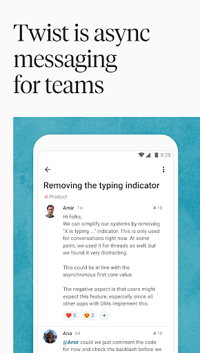Twist: Organized Messaging ekran görüntüsü