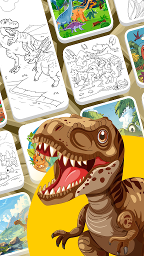 Dino Boyama Dünyası ekran görüntüsü