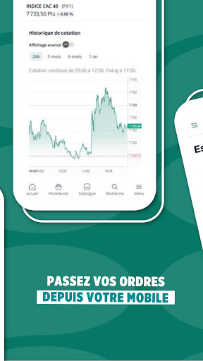 CA Bourse ekran görüntüsü