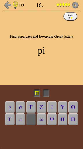 Greek Letters and Alphabet ekran görüntüsü