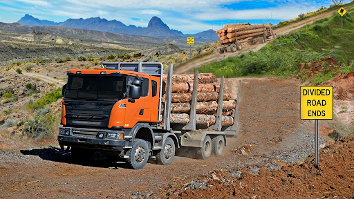 Offroad Logging Truck Games 3D ekran görüntüsü