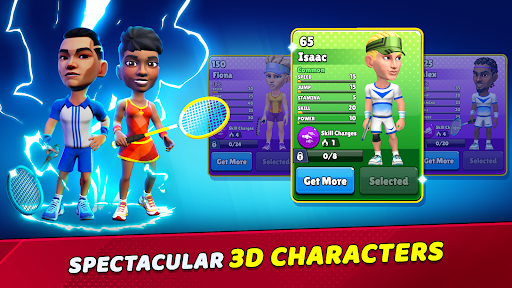 Badminton Clash 3D ekran görüntüsü