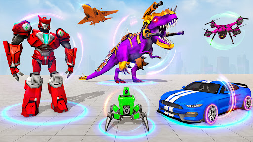 Dino Robot Car Game:Robot Game ekran görüntüsü