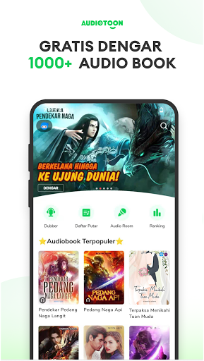 AudioToon: Audio book, Podcast ekran görüntüsü