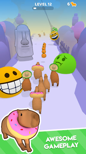 Capybara Rush ekran görüntüsü