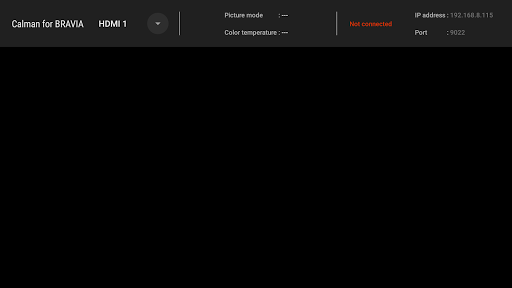 Calman for BRAVIA ekran görüntüsü