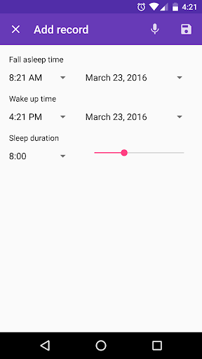 Healthy Sleep Diary ekran görüntüsü