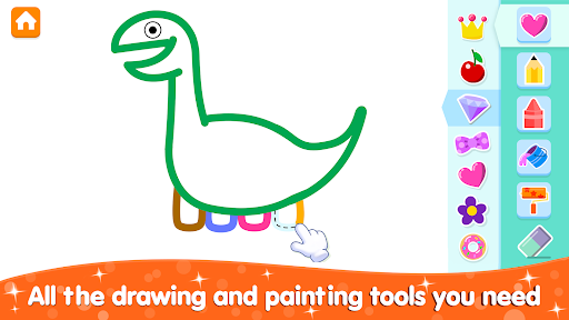 Toddler Coloring Book For Boys ekran görüntüsü