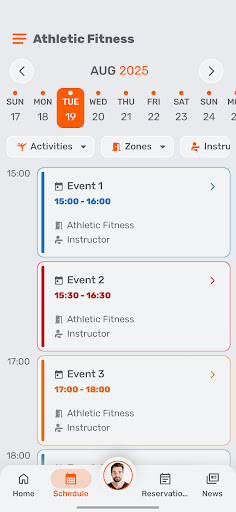 Athletic Fitness ekran görüntüsü