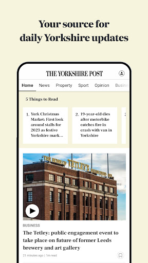 The Yorkshire Post Newspaper ekran görüntüsü