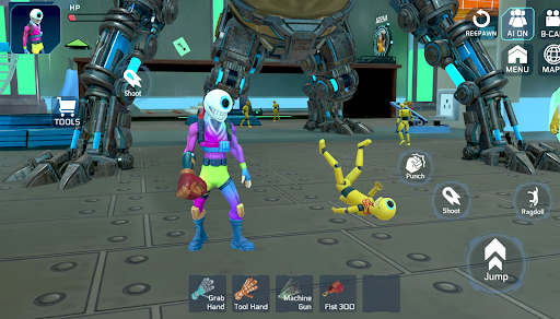 Ragdoll Chaos: Physics Sandbox ekran görüntüsü