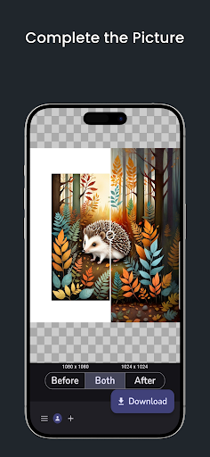 MonAI: Outpainting ekran görüntüsü