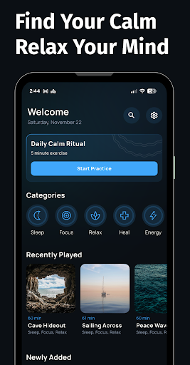 ClearMind: Sleep, Focus, Relax ekran görüntüsü