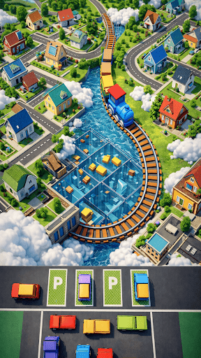 Train Sort Jam Puzzle ekran görüntüsü