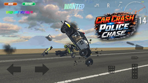 Car Crash Police Chase ekran görüntüsü