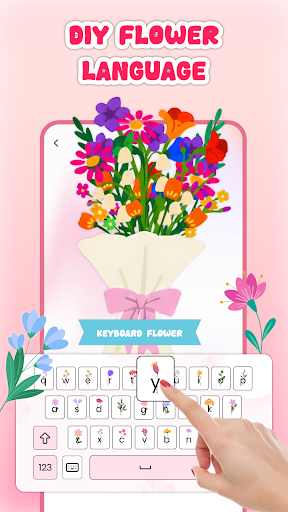 DIY Flower Keyboard Language ekran görüntüsü