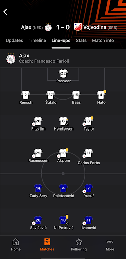 UEFA Europa League Official ekran görüntüsü