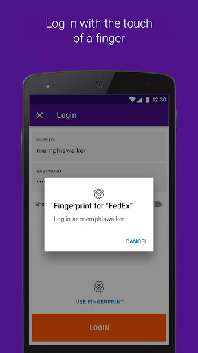 FedEx Mobile ekran görüntüsü