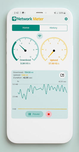 Network Meter ekran görüntüsü