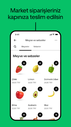 Uber Eats: Yemek & Market ekran görüntüsü