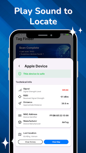 Tracker Detect Find Hidden Tag ekran görüntüsü