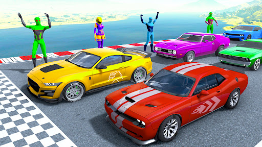 Superhero Game: Ramp Car Stunt ekran görüntüsü