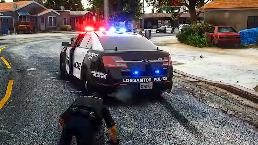 Police Simulator Police Car 3D ekran görüntüsü