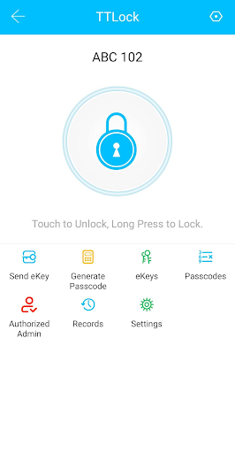 TTLock ekran görüntüsü