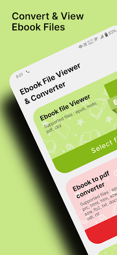 Ebook File Viewer & Converter ekran görüntüsü