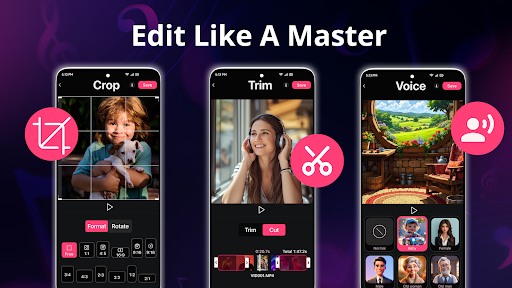 Video Editor: Cut, Crop & Trim ekran görüntüsü
