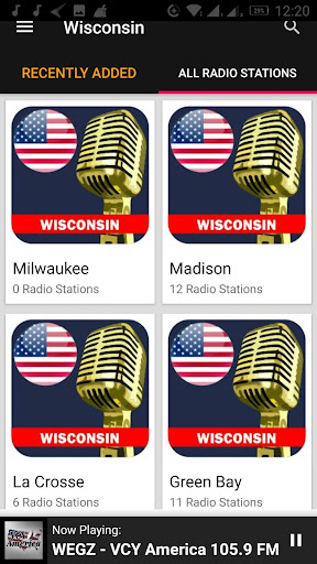 Wisconsin Radio Stations - USA ekran görüntüsü