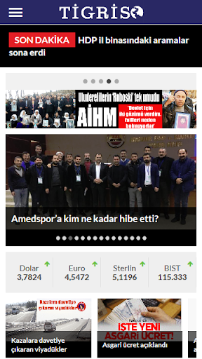 Tigris Haber | Diyarbakır ekran görüntüsü