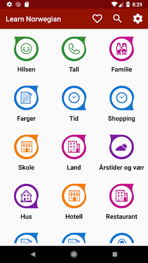 Norveççe öğrenin ekran görüntüsü
