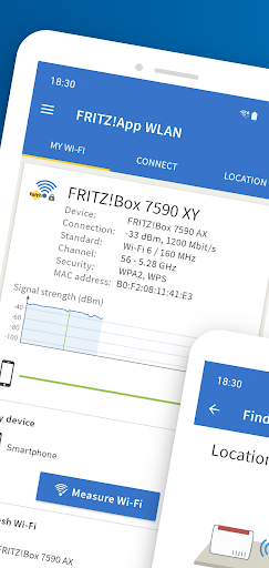 FRITZ!App Wi-Fi ekran görüntüsü