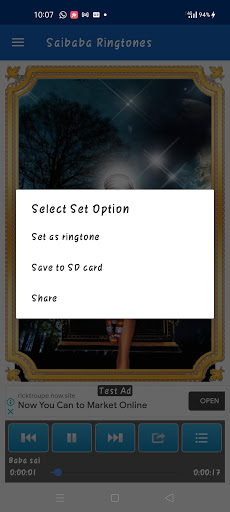 Saibaba Ringtones ekran görüntüsü
