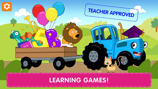 The Blue Tractor: Toddler Game ekran görüntüsü