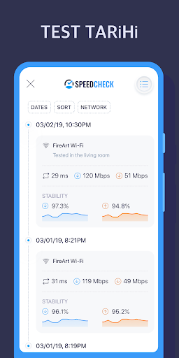 SPEEDCHECK Hız Testi SpeedTest ekran görüntüsü