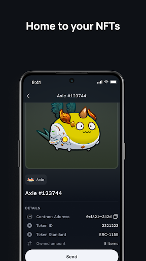 Ronin Wallet ekran görüntüsü