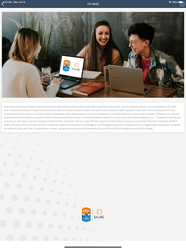 UNIAC FORMAZIONE ekran görüntüsü