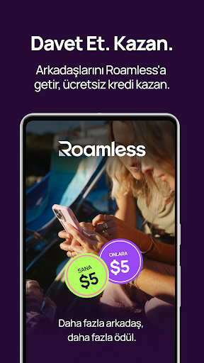 Roamless: eSIM Gezi İnterneti ekran görüntüsü