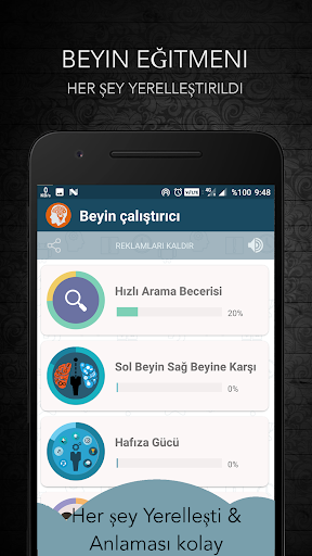 Beyin geliştirici oyunlar ekran görüntüsü